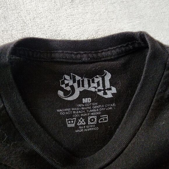 Ghost Hunter Moon Black Tshirt With Graphics Size Medium - Picture 4 of 5